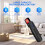 Detector de câmeras escondidas com 4 modos e 5 níveis de sensibilidade. 4