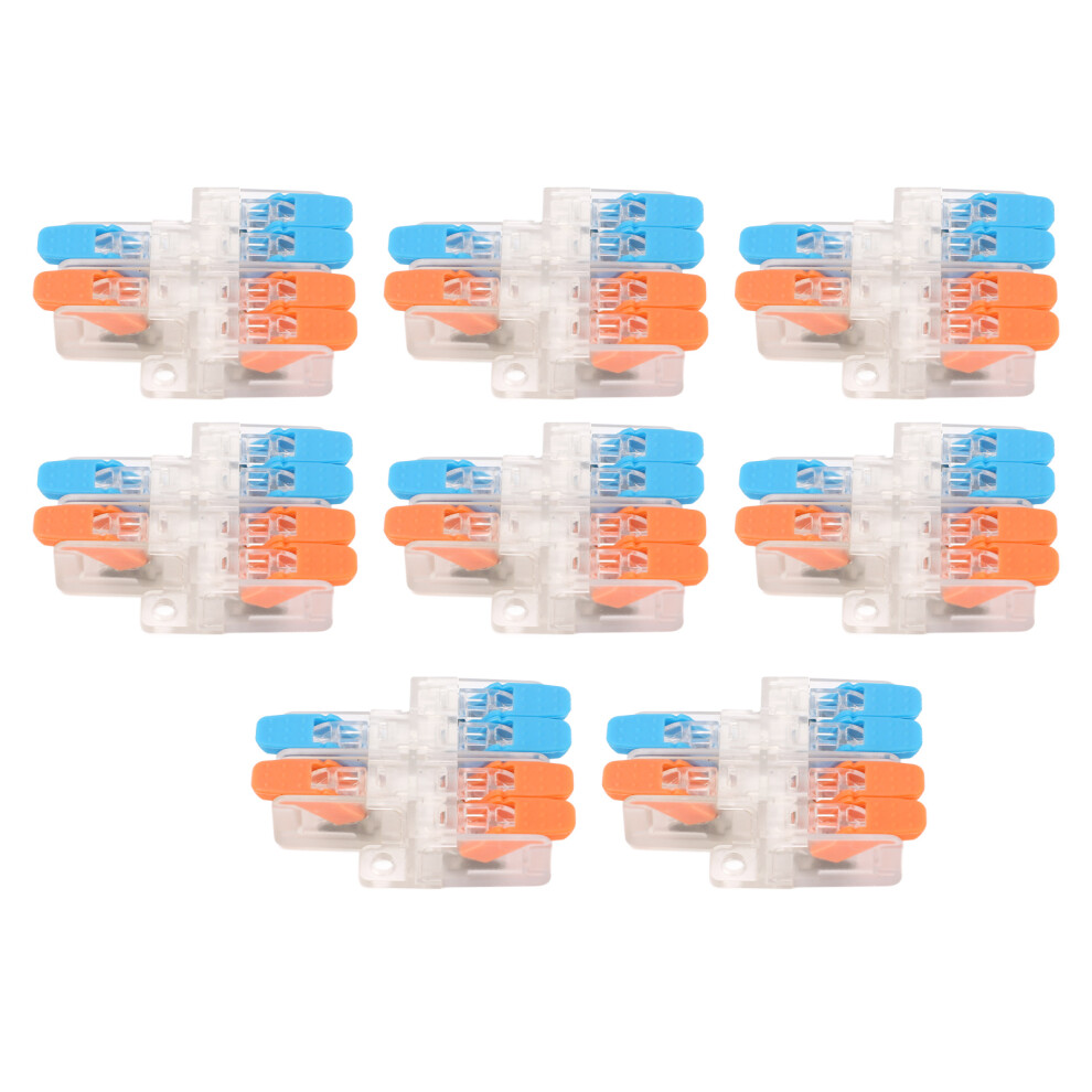 2 In 4 Out Wiring Connectors 10 Pack 0.5-6Mmâ² Conductor With 41A 450V Capacity 7901387612264