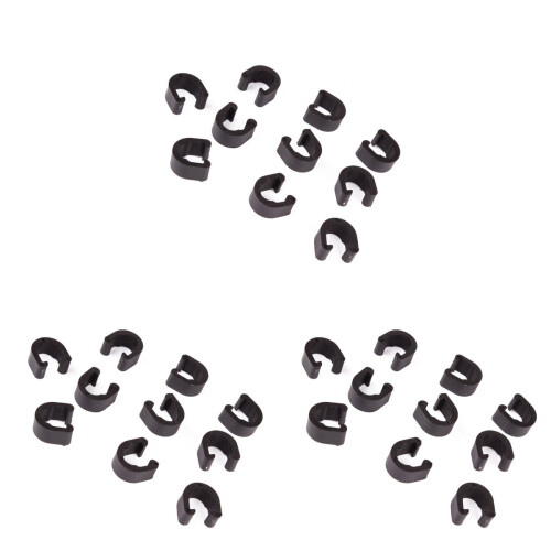 150Pièces Clips C Style Pour Câble De De Route 2