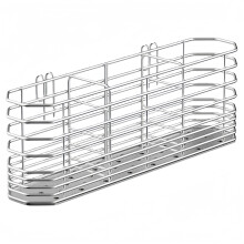 Durable Stainless Steel Cutlery Hanging Basket Organizer For Kitchen Use