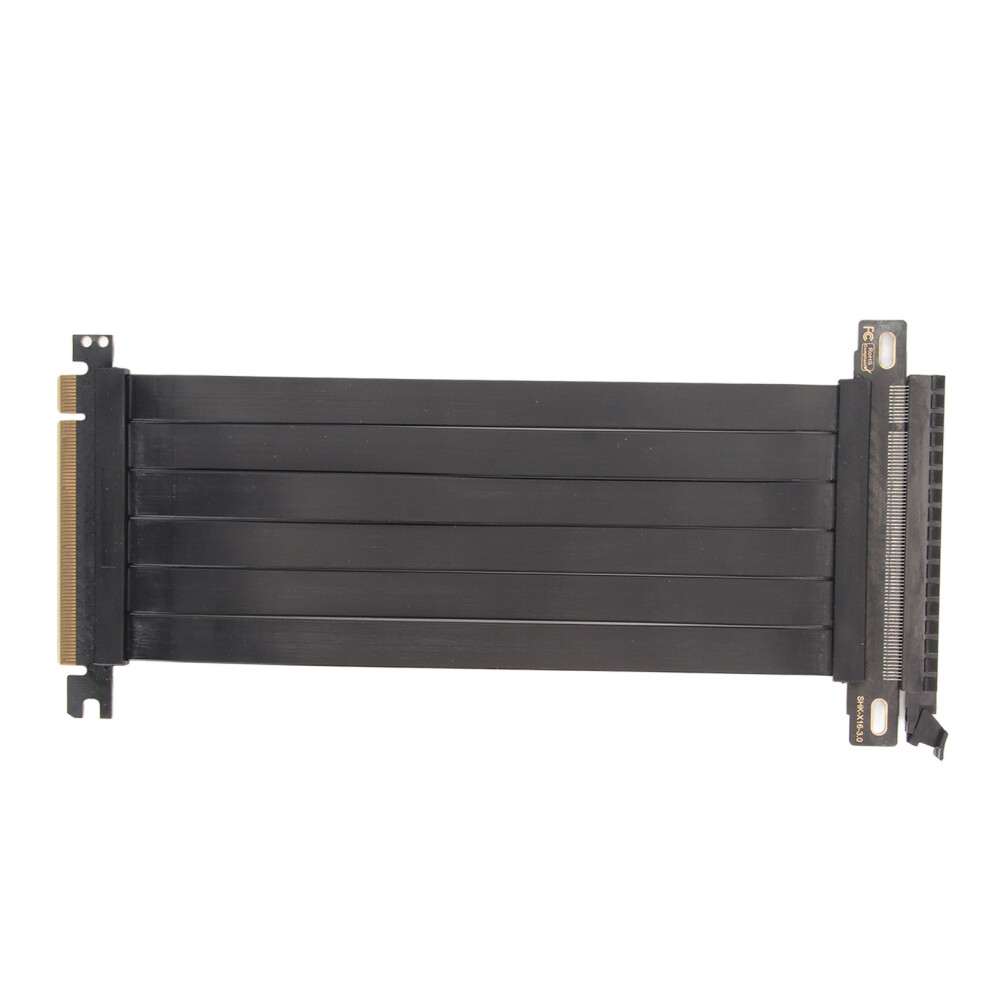 Pcie 3.0 X16 High Shield Riser Cable - 180 Flex 50Cm Extension Black 6901387612432