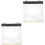 2Pièces À Cordon Transparente Pour Documents Et Voyage 5