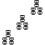 3Paires Pieds De Support Clavier Noir Remplacement Stable Ergonomique 5