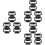 3Paires Pieds De Support Clavier Noir Remplacement Stable Ergonomique 6