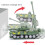 Robot char de combat transformable, jouet transformable en un clic, char de simulation mécha, compatible avec les activités STEM, cadeau 5