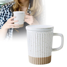 Classic White Ceramic Coffee Cup, Simple Elegant Mug for Home and Office Use, Gift for Christmas, Mother's Day, Valentine's Day, Housewarming Party