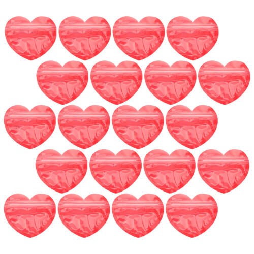60Pièces Pochettes Resealable Rouge Pe Protection 2
