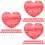 60Pièces Pochettes Resealable Rouge Pe Protection 7