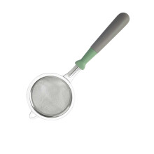 304 Stainless Steel Skimming Spoon with Ergonomic Vacuum Handle, Slotted, Heat-Resistant & Dishwasher Safe – Compatible with Home/Restaurant
