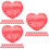 60Pièces Pochettes Resealable Rouge Pe Protection 8