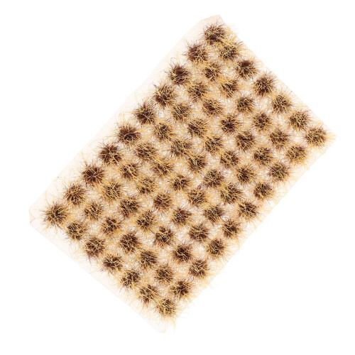 3Boxes Durable Nylon Mini Fake Grass Clusters for Model Train Layouts 1