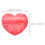 60Pièces Pochettes Resealable Rouge Pe Protection 11