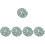 5St Groene Sierbedels Voor En Bridal Sash 4