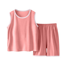 5PC Boys and Girls Short Sleeve Cotton T-Shirts Crewneck Solid Color T-Shirts Summer Clothes 2025 Pink 10-11 Years