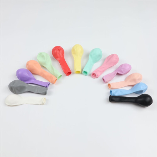 Balões Macaron Foscos, 5 Polegadas, Pacote com 50 Unidades, Cores Sortidas 1