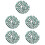 5St Groene Sierbedels Voor En Bridal Sash 5