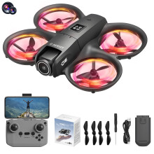 AuroraX Drone with Dual Camera, FPV 1080p, 3D Flips, One-Key Takeoff/Land, 3 Speed Modes, Foldable Quadcopter – Compatible with Adults & Kids