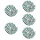 5St Groene Sierbedels Voor En Bridal Sash 8