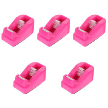 5St Roze Tapehouder , Draagbaar En Duurzaam Kunststof+metaal