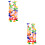 2Ensembles Blocs DIY Piste De Billes Couleurs Assorties 6