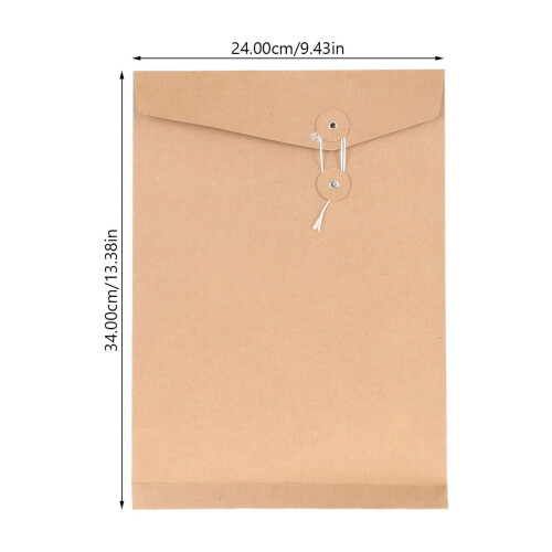 Envelope retangular de papel kraft (10 unidades) 1