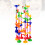 2Ensembles Blocs DIY Piste De Billes Couleurs Assorties 11