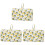 3Pièces Coussin Change Bébé Portable Clair Durable 2