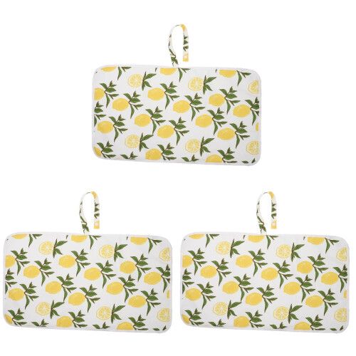 3Pièces Coussin Change Bébé Portable Clair Durable 1