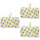 3Pièces Coussin Change Bébé Portable Clair Durable 5