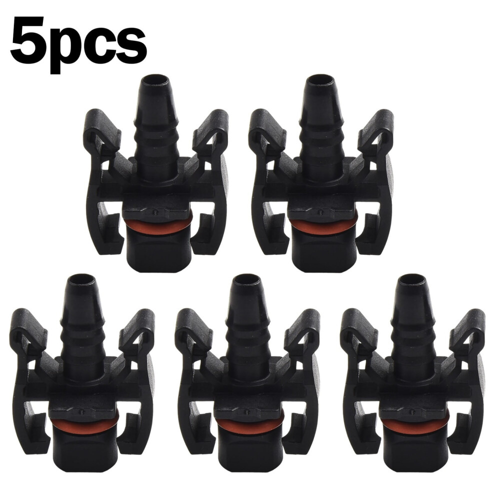 5Pcs Car Expansion Water Tank Water Hose Straight Connect Connector Accessory 9193271249917
