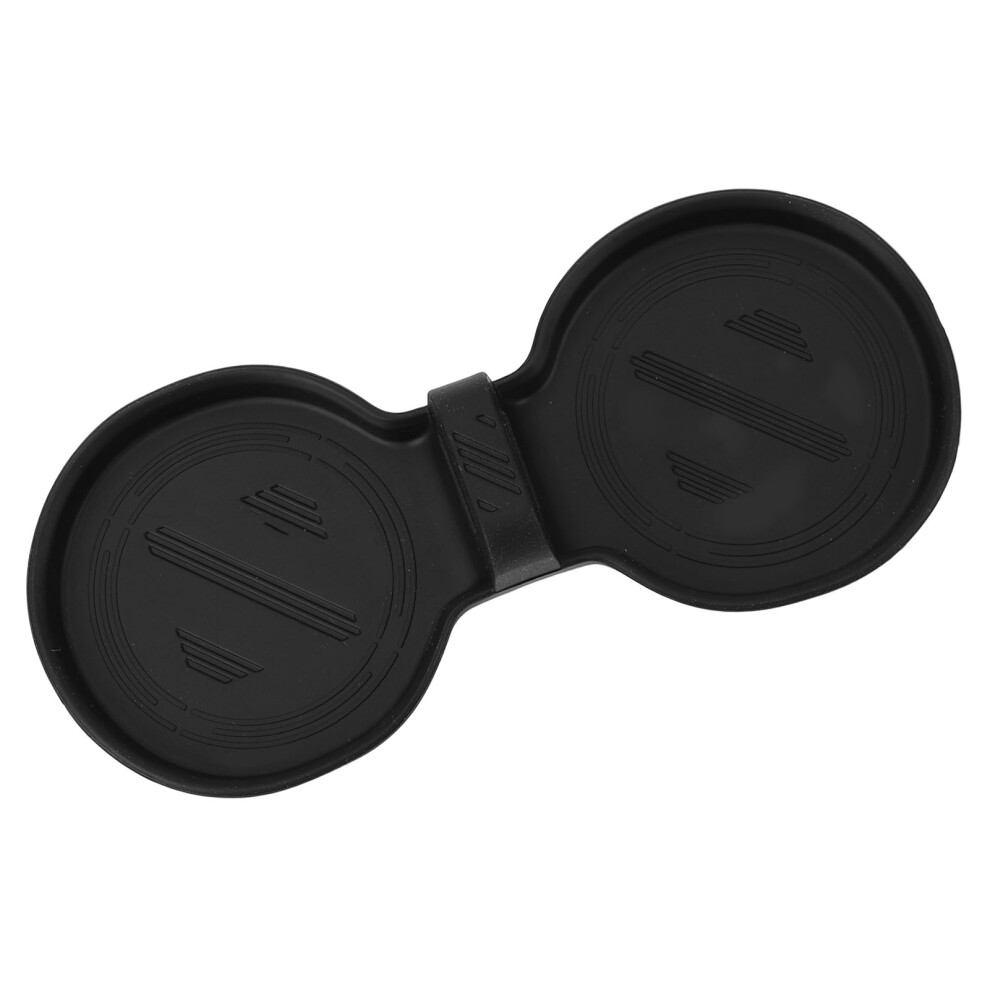 Silicone Cup Holder Coaster Insert For Tesla Model 3 2023-2024 Black 7891387612466