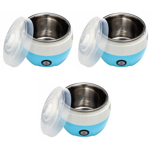 3St Yoghurtmaker Rvs, Automatische Machine Voor Verse Yoghurt Thuis 2