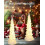 2 White Resin Tabletop Christmas Trees with Lights, 8.3 in 4