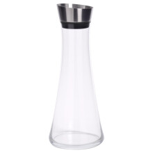33.8 oz Fridge Water Jug, 1000 ml Plastic Carafe with Auto Lid & Drip-Free Spout – Compatible with Standard Fridges