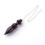 Wood Dowsing Pendulum with Iron Cross Chain 26 cm 2 mm Hole 1