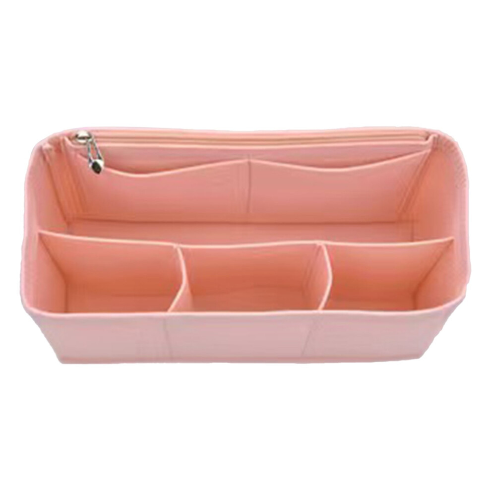 Pink Mbxm Liner Makeup Storage Organizer Bag With Long & Short Handles Â Duobaoge Compatible