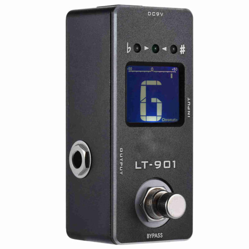 Guitar Tuner Pedal Chromatic True Bypass LCD Display 1
