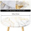 Round Tablecloth with Exquisite Patterns, Elastic Edge, Protective & Decorative, Reusable – Compatible with Round Tables 5