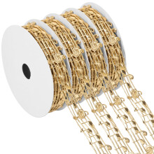 4 Rolls Music Note Grosgrain Ribbon – Notation Craft Trim, Musical Lace Band for Homecoming Mum & Christmas (10 Yd/Roll)