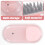 Brosse Résistante ABS Rose Pour Bain Portable De Chien 6