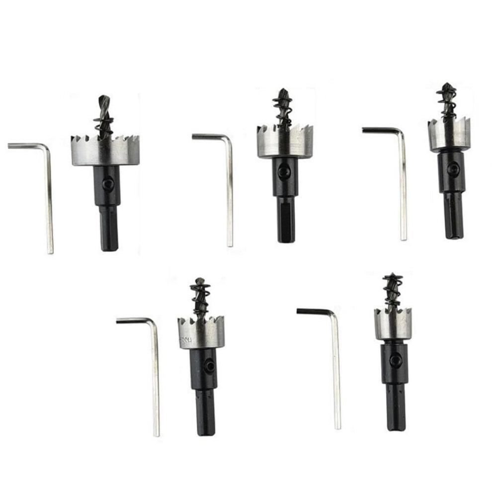 5Pcs Hss Hole Opener 15-30Mm High-Precision Wear-Resistant Metal Sheet Punch Drill 15Mm/17Mm/18Mm/23Mm/30Mm 9327961897045