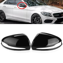 Mercedes-Benz GLC X253:lle, kiiltävän musta vasemmanpuoleisen ohjauksen sivupeilin suojus C W205E W213:lle