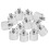 100Pc6mm καπάκι με χάντρες για DIY κατασκευή κοσμημάτων βραχιολιών, λευκό 3