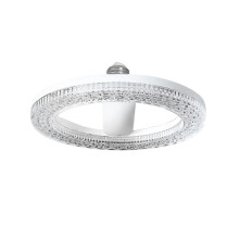Ampoule LED E27 à vis, culot à vis, circulaire, pour la protection des yeux, économie d'énergie, lampe LED acrylique.