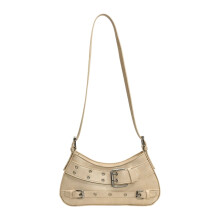 Sac bandoulière tendance pour femmes et filles, pochette de soirée en cuir PU, sac à main simple, cadeau