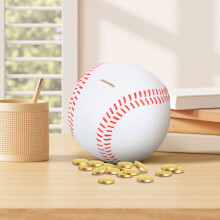 Sports Piggy Bank for Kids with Wide Top Coin Slot