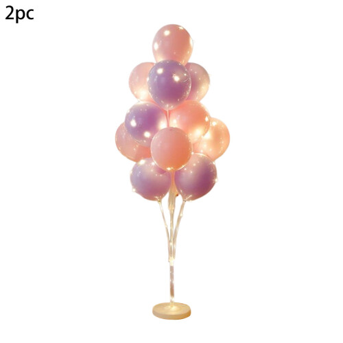 2-Pack Inflatable Christmas Ball Stands with Lights 1