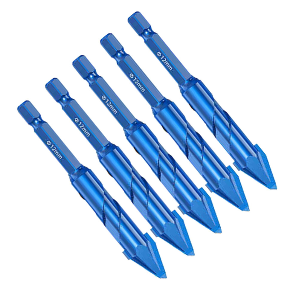 High Strength Eccentric Twist Drill Bits Obliques Head Eccentric Glass Drilling Concrete Drill Bit Set 974856475094