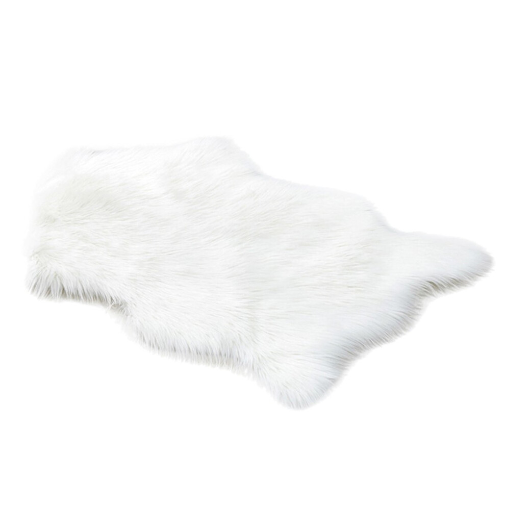 Beige Sheepskin Shag Rug 5x8 ft – Machine Washable, Super Soft, Fuzzy Area Rug for Nursery, Living Room & Kids Room