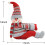 Snowman Tree Topper Plush Hugger with Velcro 1 pc 5